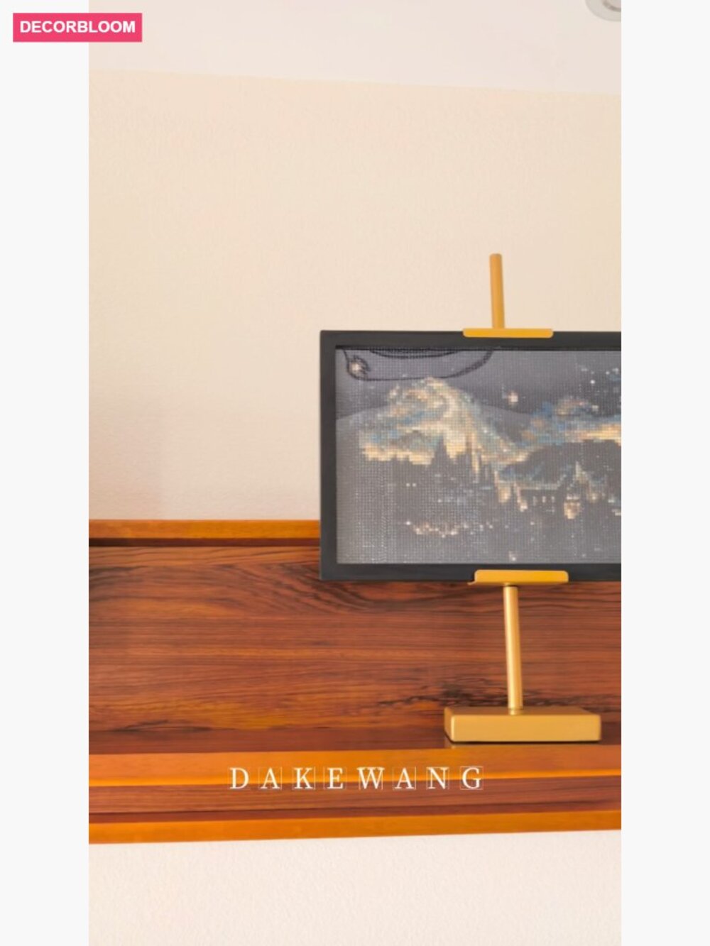 Tabletop Easel Display Stand for Photos Artwork Metal Adjustable Black - Picture 7 of 7